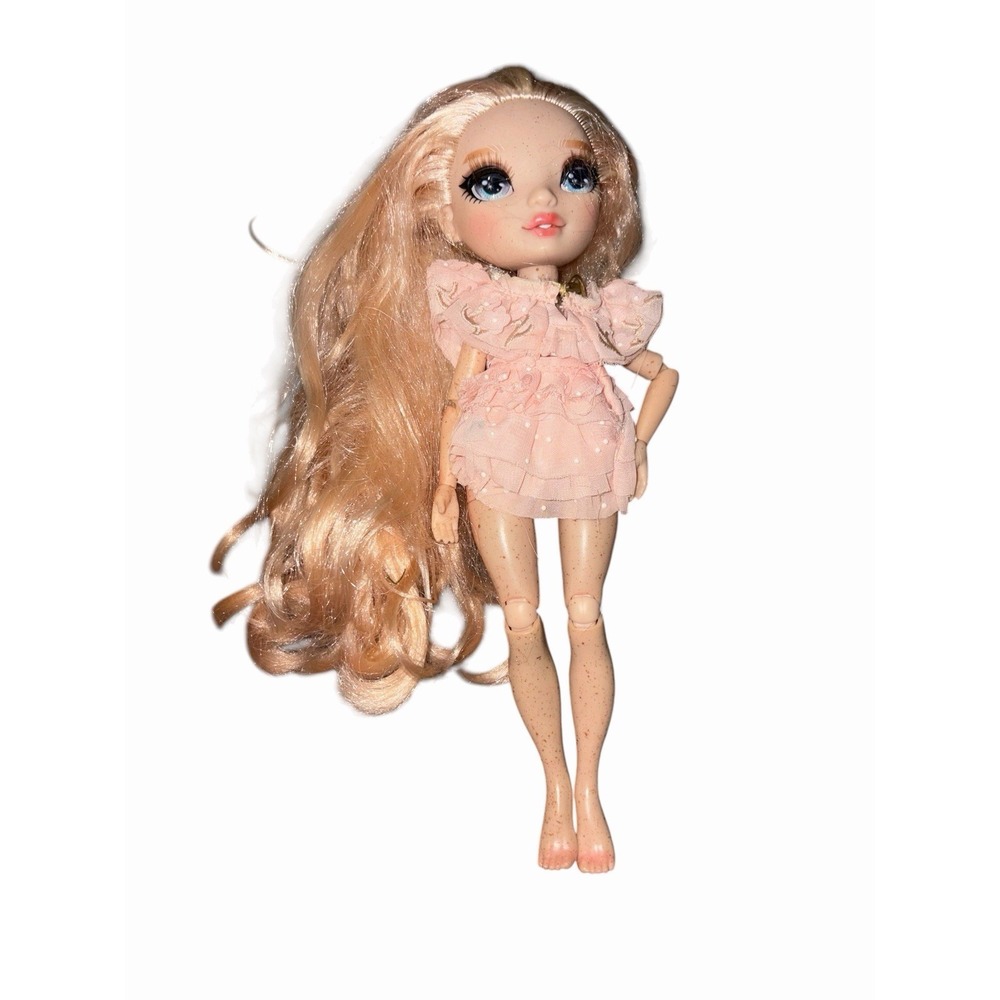Rainbow High Victoria Whitman Doll Pink Peach Dress